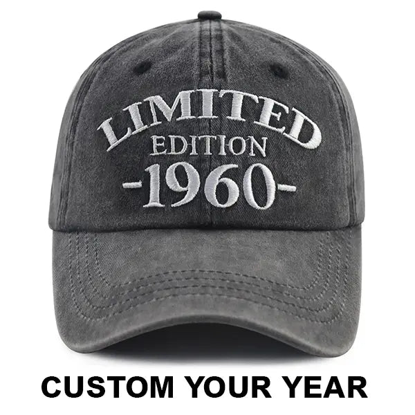 Personalized Vintage Birthday Hat 1924-1995 Limited Edition