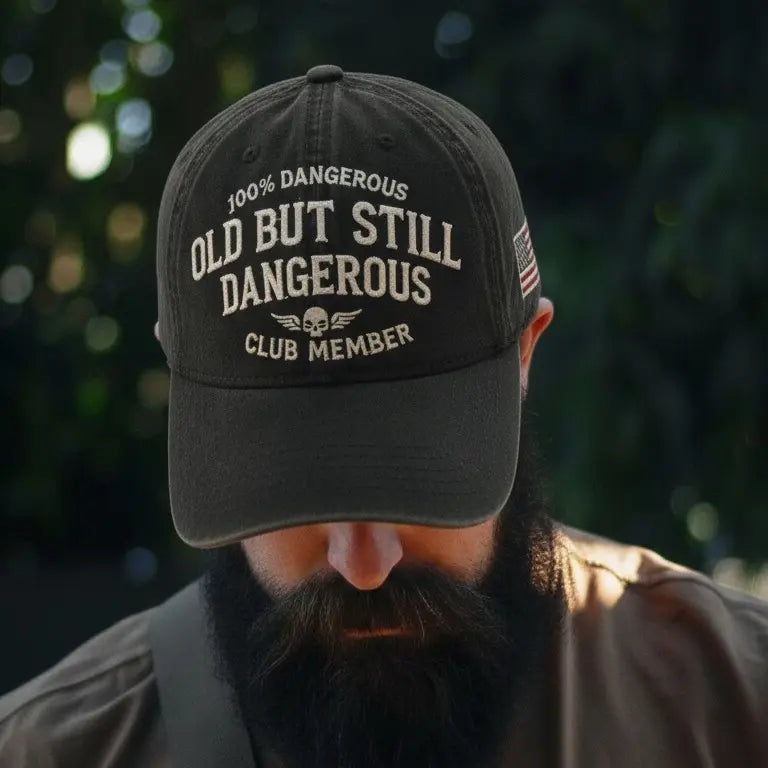 100% Dangerous Old But Still Dangerous Club Member Hat
